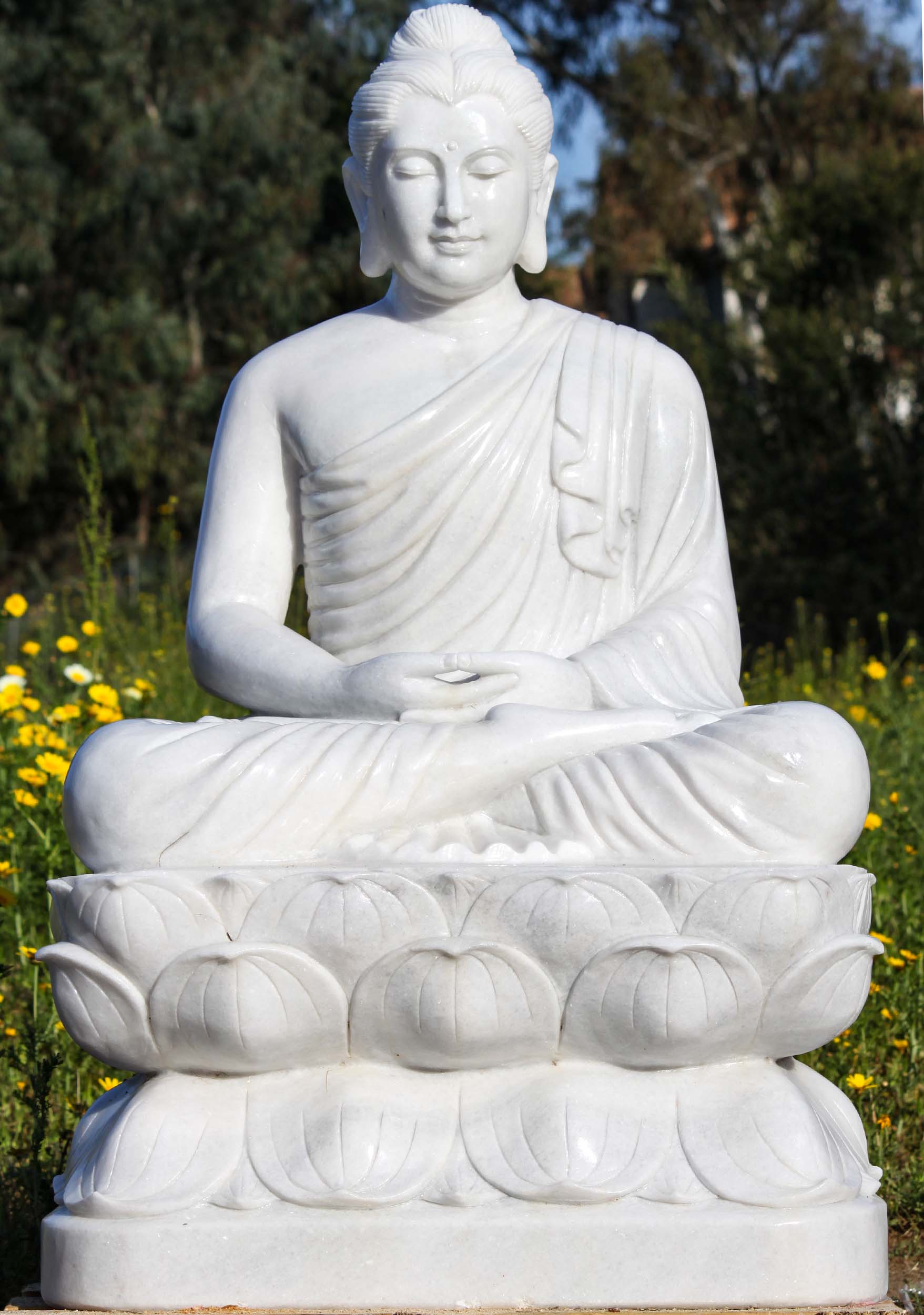 I need 2feet height pure marble buddha with same design,is it available