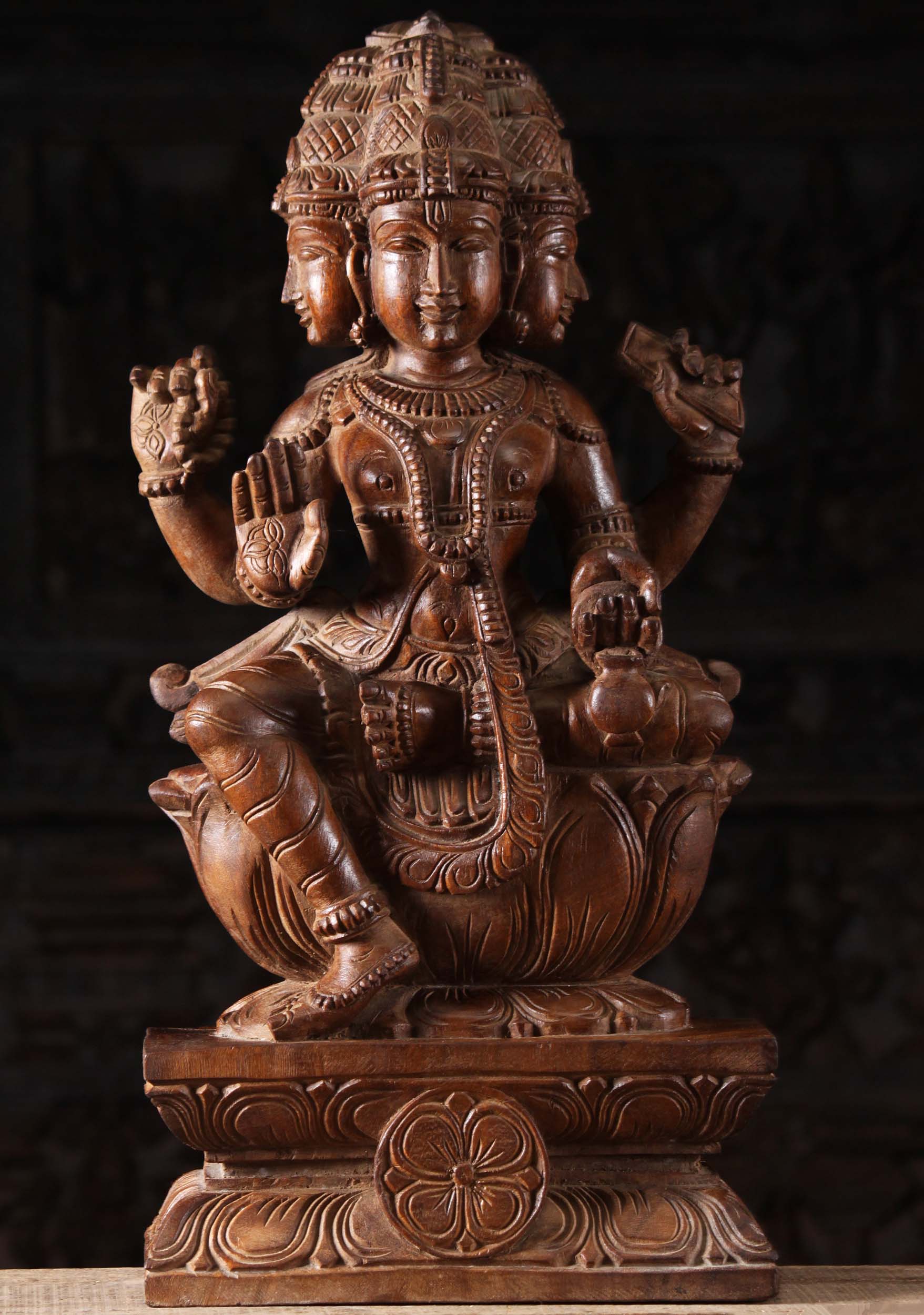 I am looking for a wooden bramha statue about 10 inch